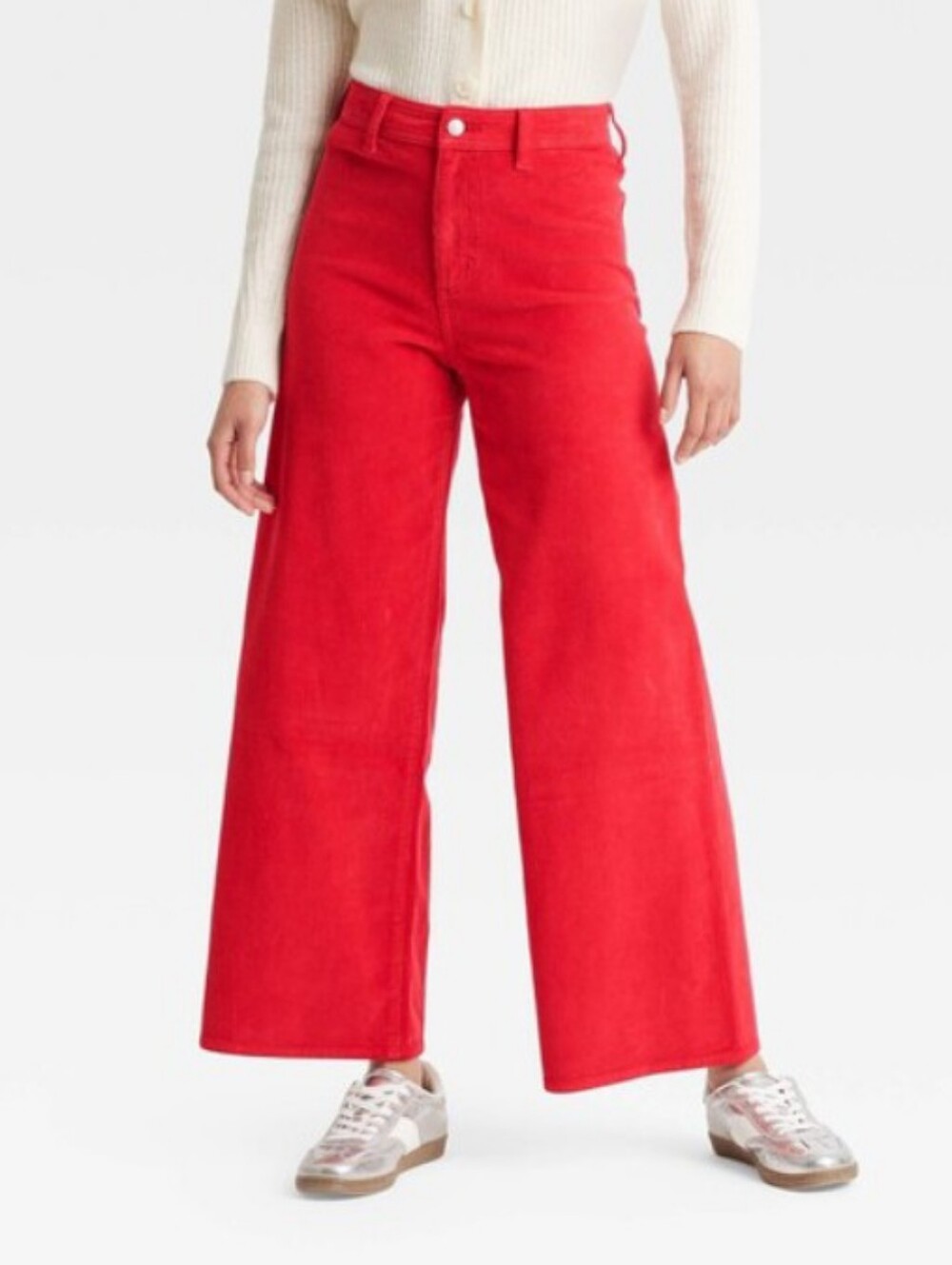 Women's High-Rise Sailor Wide Leg Ankle Pants